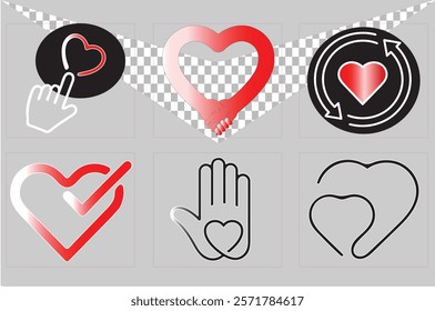 femininity; no people; passion; patriotism; vertical; heart shape; illustration; hand; human hand; symbol; vector; heart - internal organ;