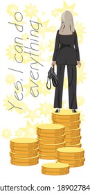 Feminism concept design. 8 march, International Women's Day. Vector templates for card, poster, flyer and other users.