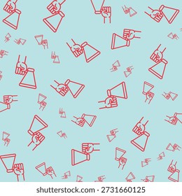 Movimiento feminista elemento bonito diseño de moda Ilustración vectorial colorido background.eps