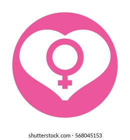 feminism related icon image vector illustration design 