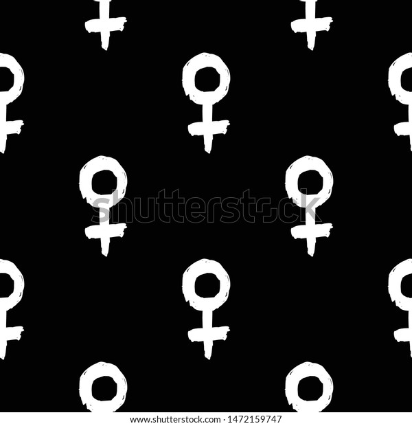 Feminist Seamless Venus Mirror Feminism Pattern Stock Vector Royalty Free 1472159747 2914