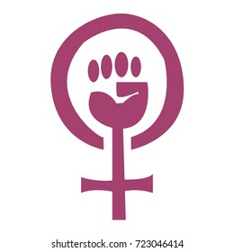 feminist sign vector