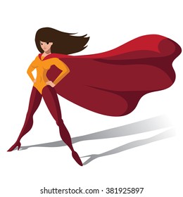 Feminist superhero EPS 10 vector