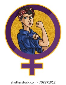 feminist woman