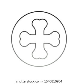 Femur Bone outline style logo or icon, Compatible for any company or various need.