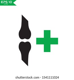 Femur Bone Solid logo is a simple logo, compatible for any company or various need.