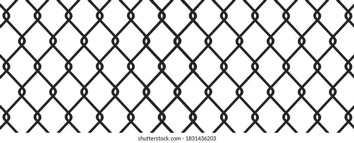 Textura de fondo negro de la cerca - vector de stock