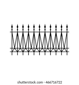 fence black vector