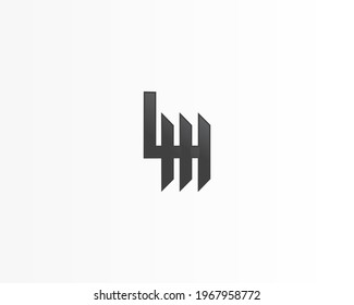 fence concept logo design template