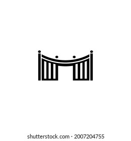 Fence construction logo, housing, industry etc