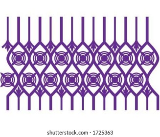 Fence decorative item.