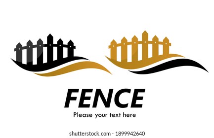 Fence Design Logo Template Illustration
