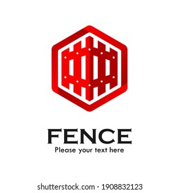 Fence design logo template illustration