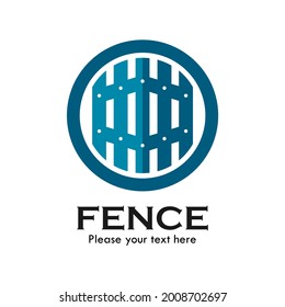 Fence design logo template illustration