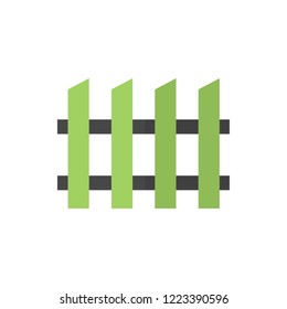 fence flat vector icon