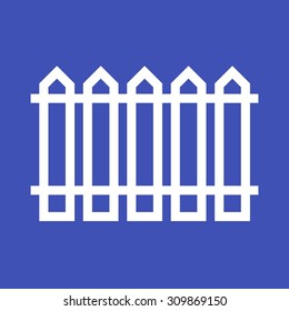 Fence, garden, hedge icon vector image.Can also be used for gardening. Suitable for mobile apps, web apps and print media.