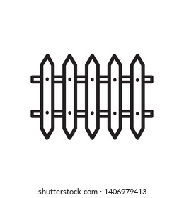 fence, garden icon vector design