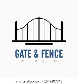 Fence and Gate door logo design inspiration