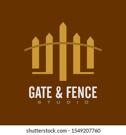 Fence and Gate door logo design inspiration