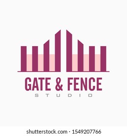 Fence and Gate door logo design inspiration