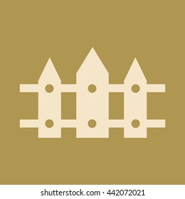 Fence Icon. 