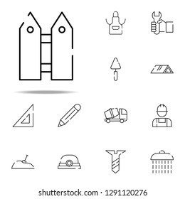 fence icon. construction icons universal set for web and mobile