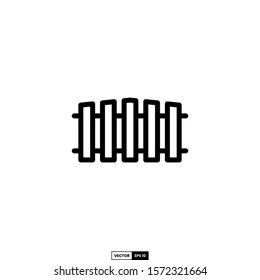 Fence icon, design inspiration vector template for interface and any purpose