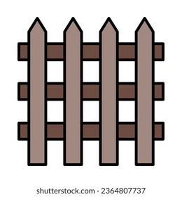 Fence Icon Design For Personal And Comercial Use