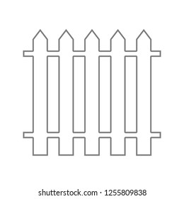 Fence icon. Element of cyber security for mobile concept and web apps icon. Thin line icon for website design and development, app development