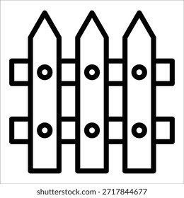 Zaun-Symbol-Element für Design