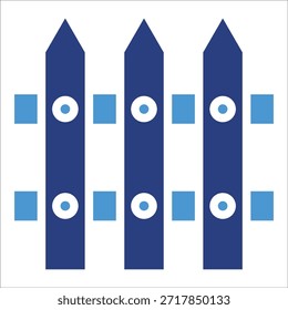 Zaun-Symbol-Element für Design