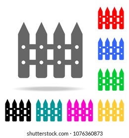 fence icon. Elements of real estate in multi colored icons. Premium quality graphic design icon. Simple icon for websites, web design, mobile app, info graphics on white background