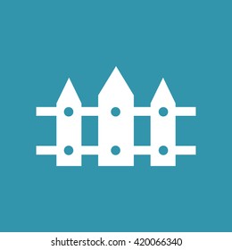 Fence Icon. Eps-10.