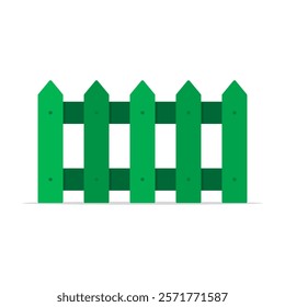 Fence icon. Fencing. Colored silhouette. Horizontal front view. Vector simple flat graphic illustration. Isolated object on white background. Isolate.