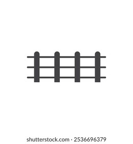 Zaun-Symbol Einfaches Gliederungsset