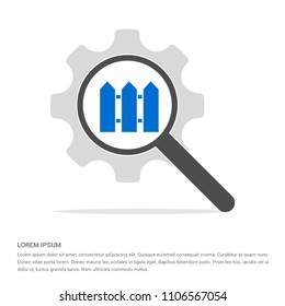 Fence Icon - free vector icon