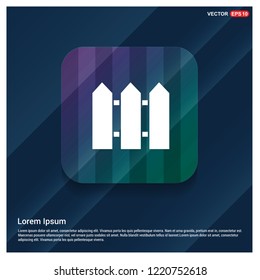 Fence Icon - Free vector icon