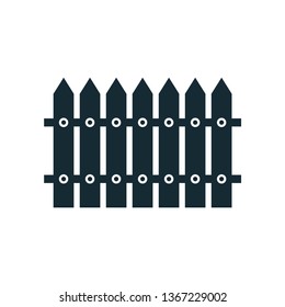fence icon, garden vector design