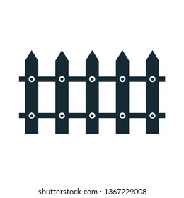 fence icon, garden vector design