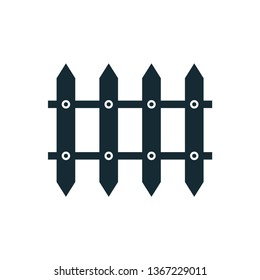 fence icon, garden vector design