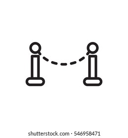 fence icon illustration isolated vector sign symbol