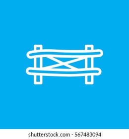 fence icon illustration isolated vector sign symbol