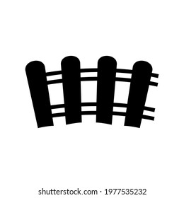 fence icon or logo isolated sign symbol vector illustration - high quality black style vector icons

