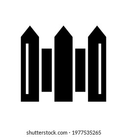 fence icon or logo isolated sign symbol vector illustration - high quality black style vector icons
