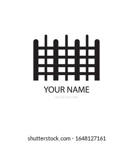 Zaun-Symbol-Logo-Vektorillustration-Design