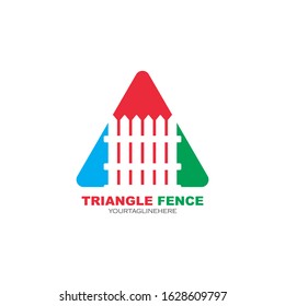 fence icon logo vector illustration design template