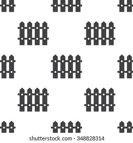  fence icon on white background for web