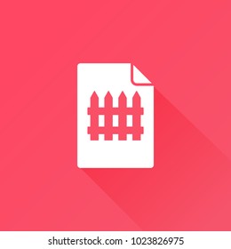 fence icon for protect