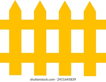 Fence Icon. Replaceable vector design.