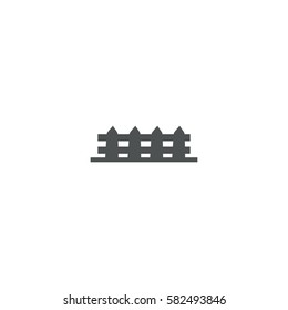 fence icon. sign design